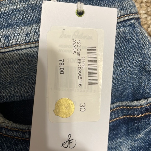 Sam Edelman denim the Jenny mini skirt size 30 - Picture 11 of 11